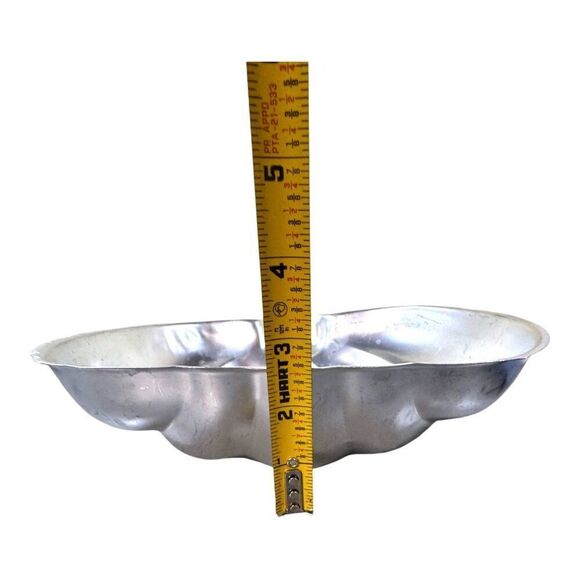 Vtg Halloween 1987 Wilton Pumpkin Cake Pan Jack-O-Lantern Shaped 11x10 Aluminum - Picture 6 of 6